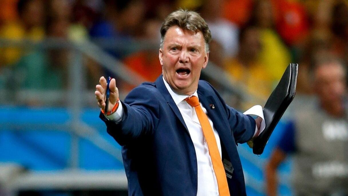 Louis van Gaal, entraineur des Pays-Bas.
