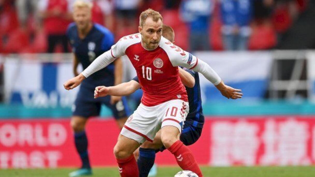 Christian Eriksen lors de Danemark - Finlande