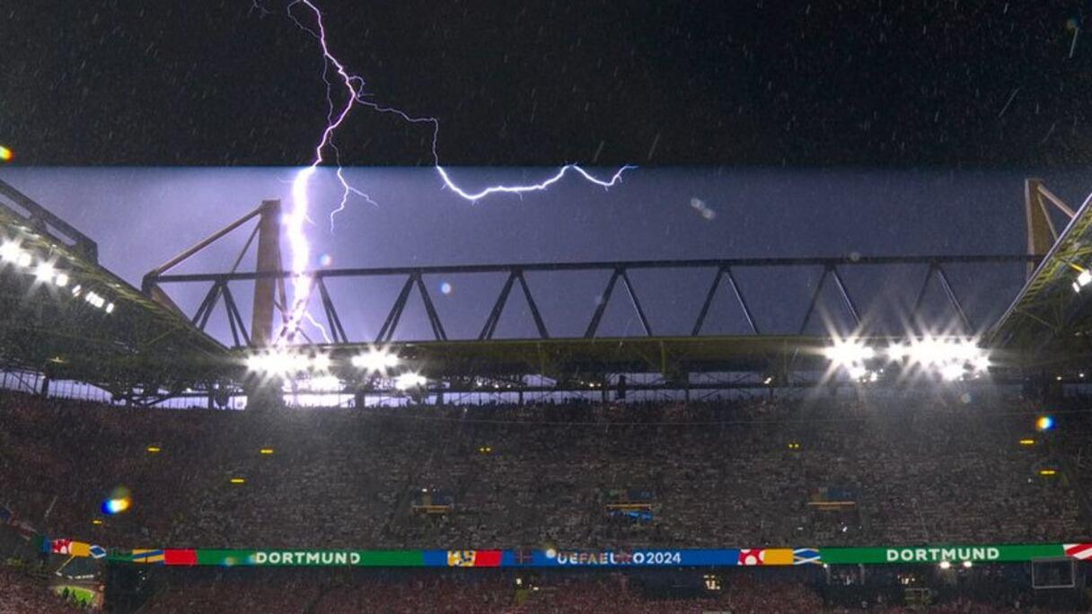 Le 8e de finale arrêté en raison d’un très violent orage