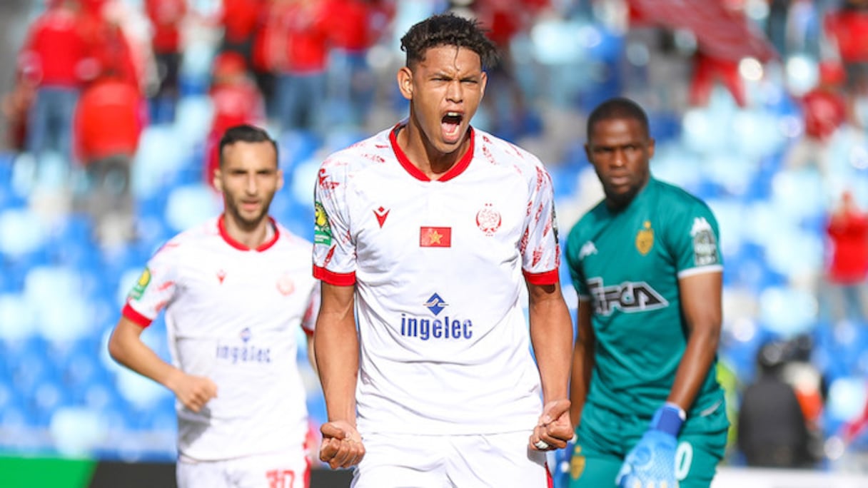 Mountassir Lahtimi, joueur du Wydad.