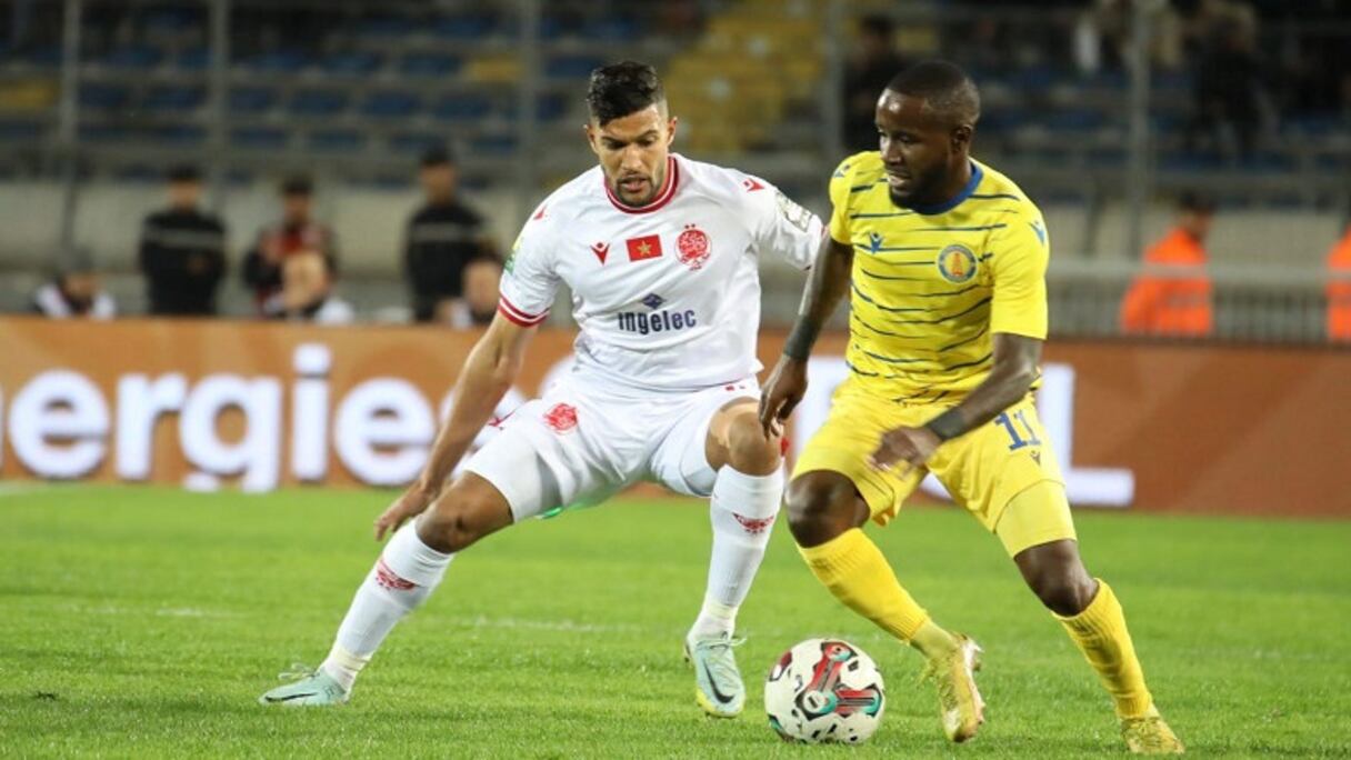 Une phase du match Wydad-Petro Atlético, au Complexe Mohammed V, le 24 février 2023.