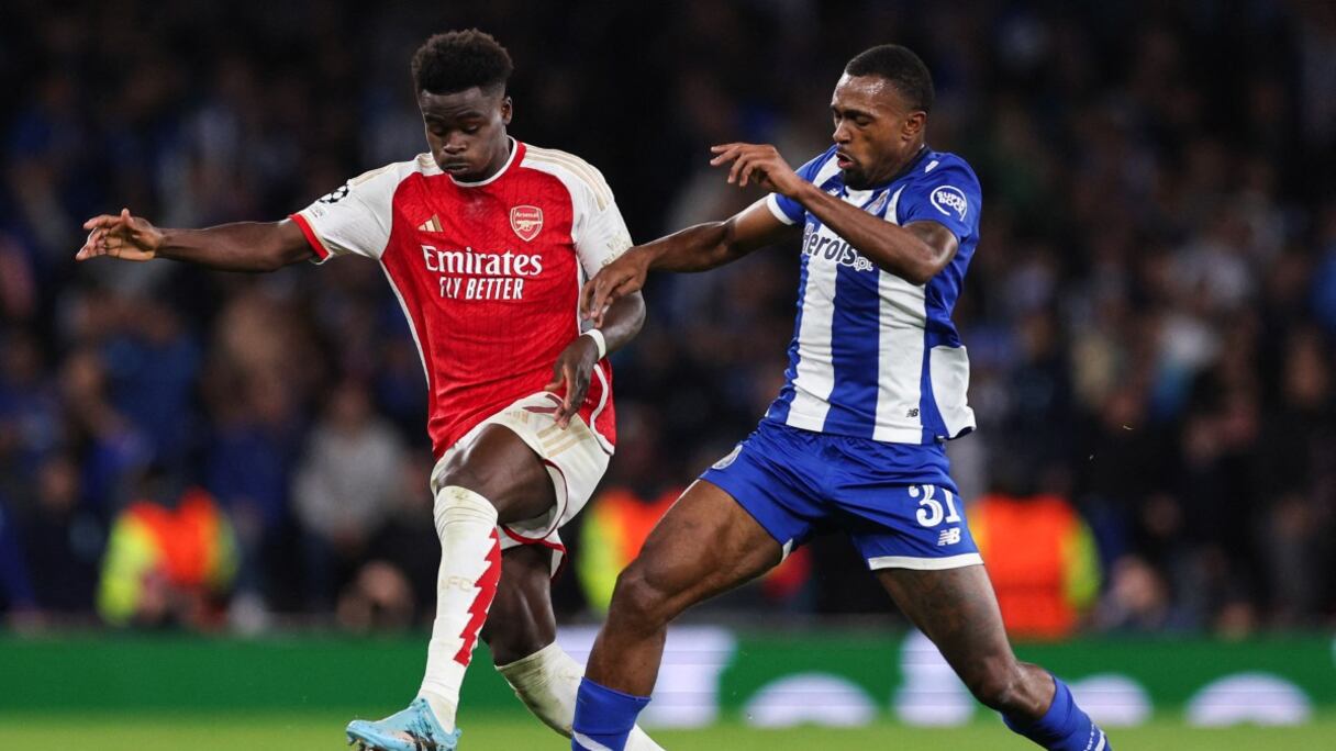 Séquence du match Arsenal-Porto.