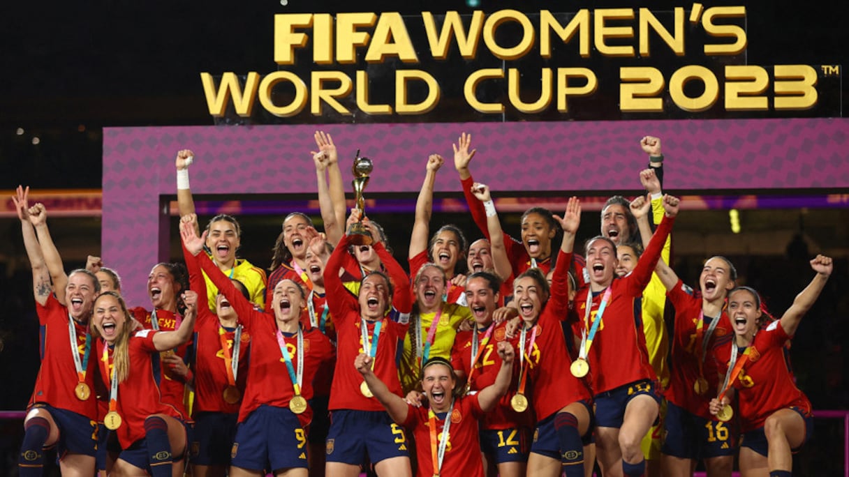L'équipe nationale d'Espagne, sacrée championne du monde en Australie.