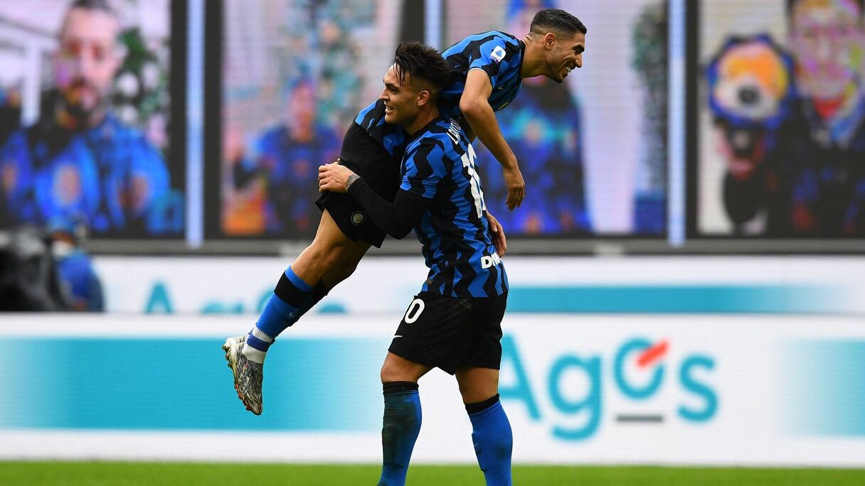 Achraf Hakimi, défenseur et buteur à l'Inter Milan.