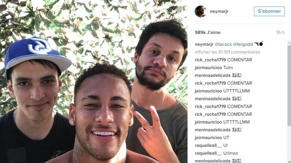Neymar Jr est actuellement en congé au Brésil. Le joueur auriverde enchaîne les parties de foot et les baignades. Il s’affiche tout sourire sur son compte Instagram.