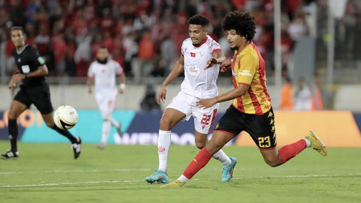Séquence du match aller entre le Wydad de Casablanca et l’Espérance sportive de Tunis, le 29 octobre 2023.
