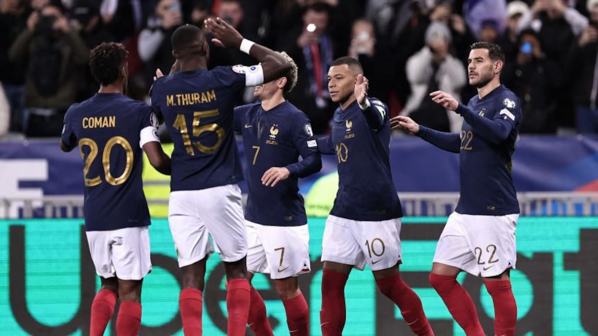 Les joueurs de l'équipe de France.