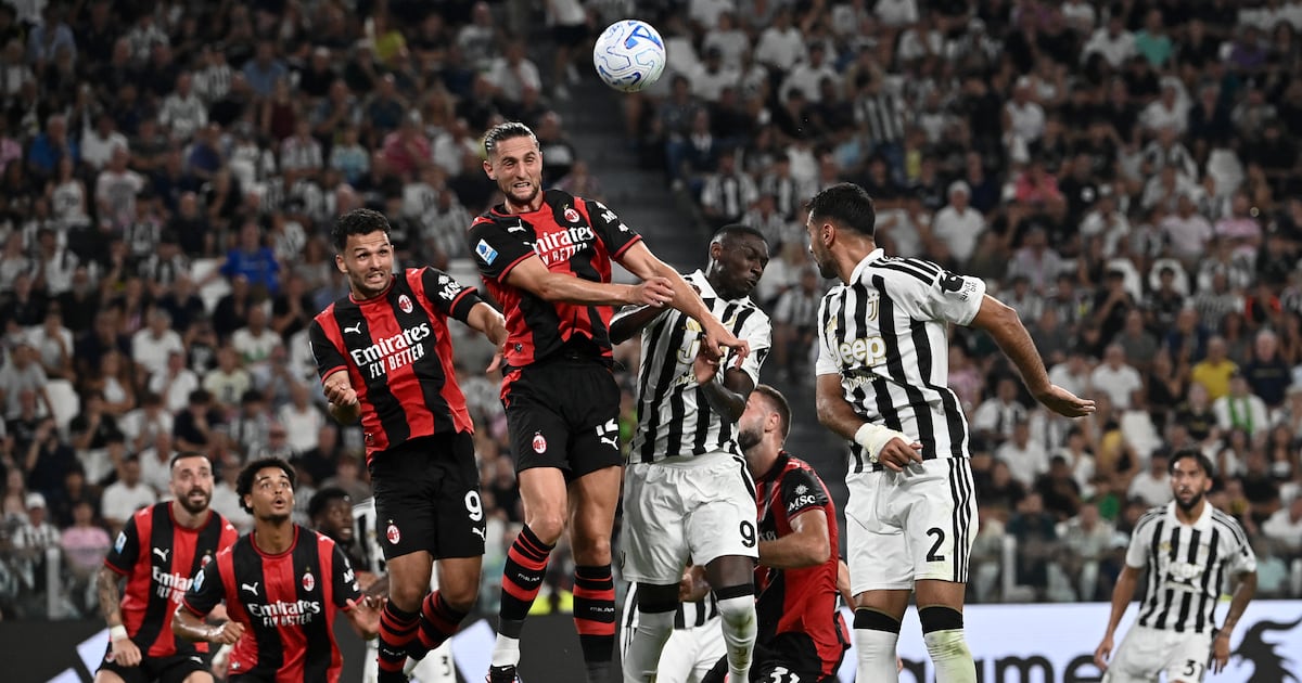 Photo: sport.le360.ma Juventus Rescues Late Draw Against AC Milan with 92nd-Minute Equalizer