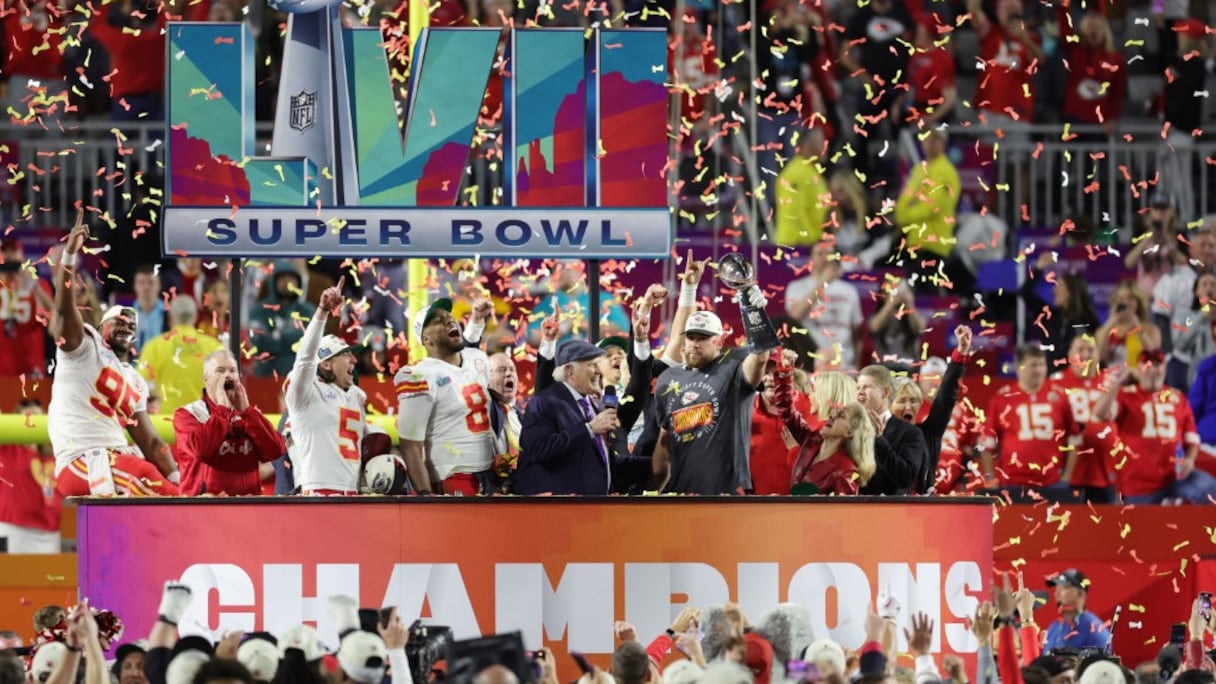Les Chiefs de Kansas City vainqueurs du Super Bowl, le dimanche 12 février 2023.