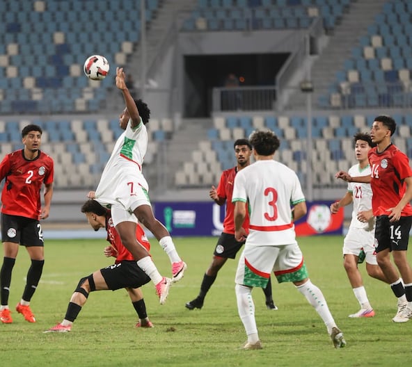 مباراة مصر والمنتخب الوطني المغربي