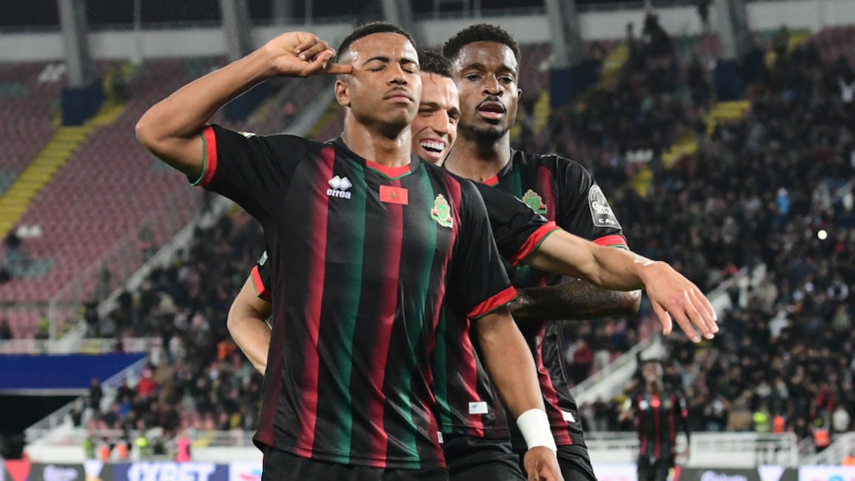 Hamza Igamane, attaquant de l'AS FAR.