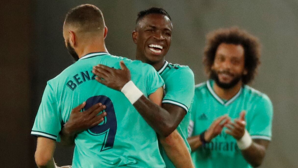 Zidane, Benzema et Vinicius