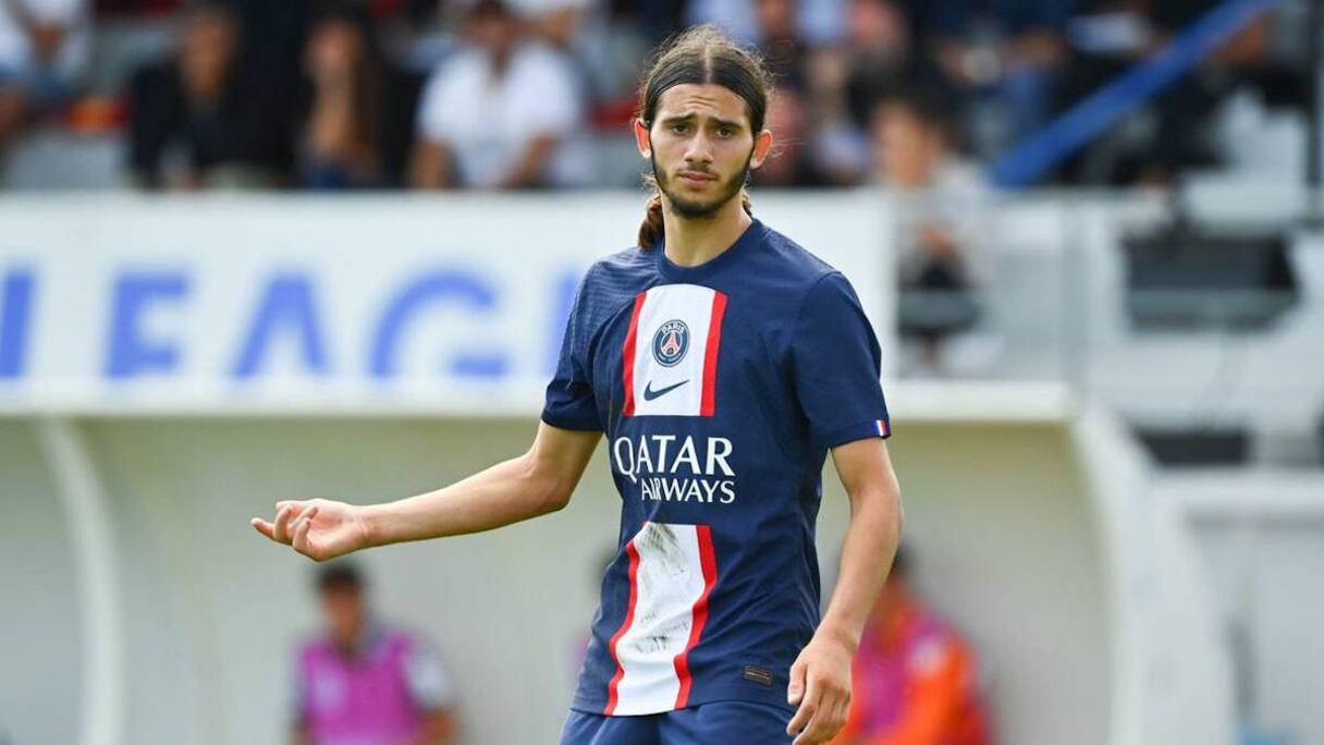 Ilyes Housni, jeune attaquant marocain du Paris Sait-Germain.