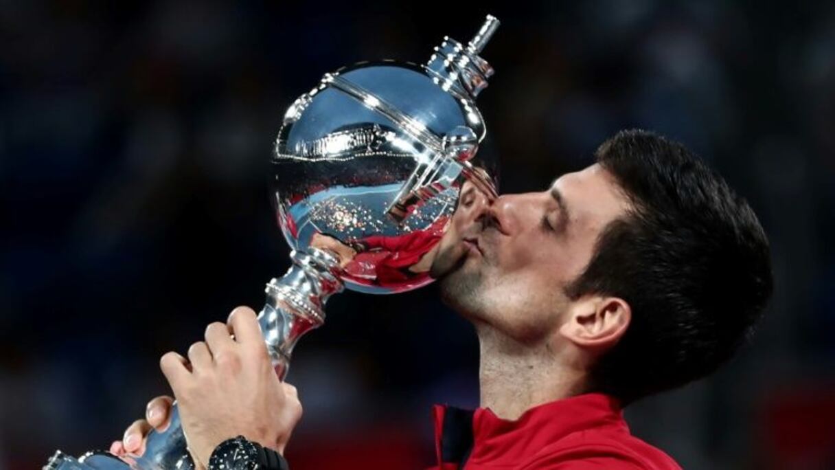Novak Djokovic, vainqueur de l'Open du Japon l'an dernier.