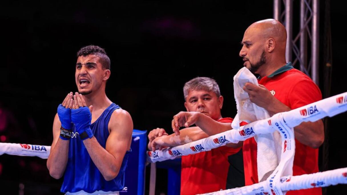 Le boxeur marocain Said Mortaji