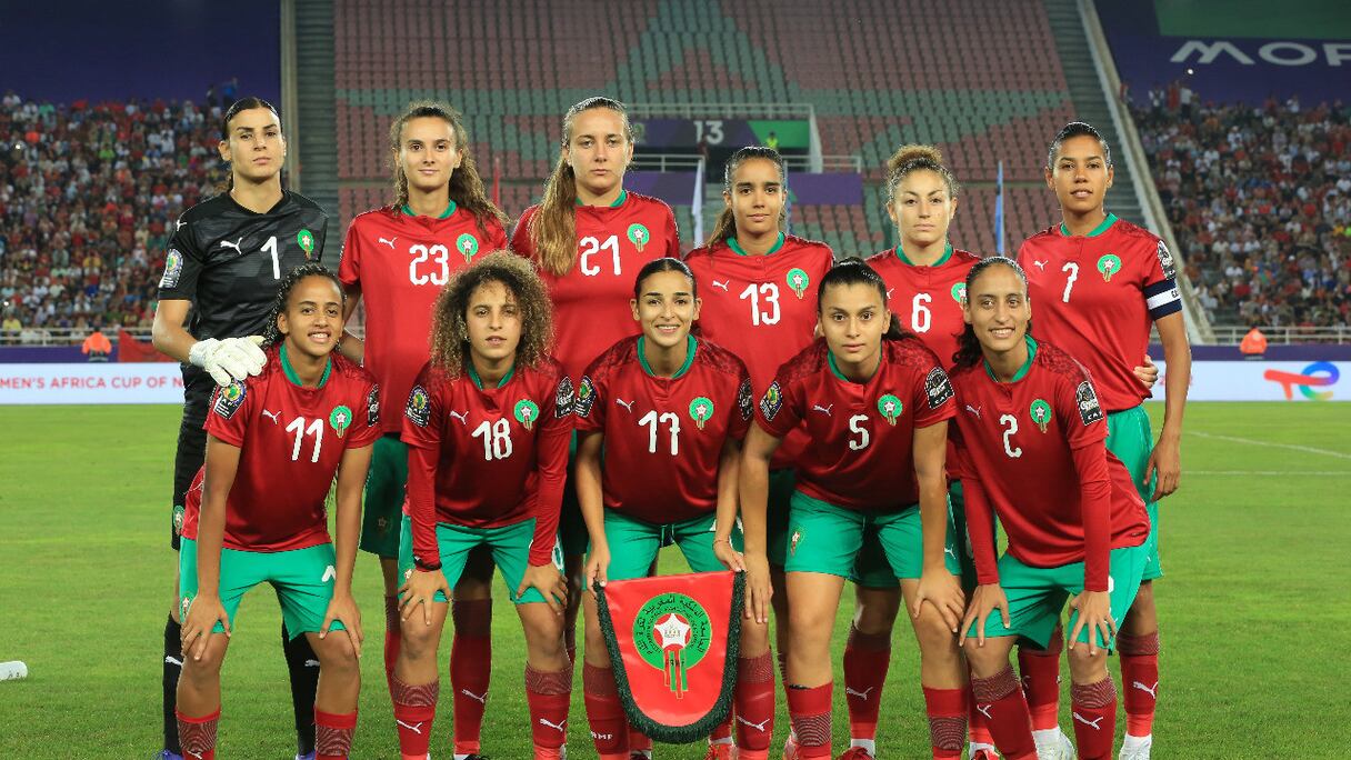 Le onze des Lionnes de l'Atlas face au Botswana.