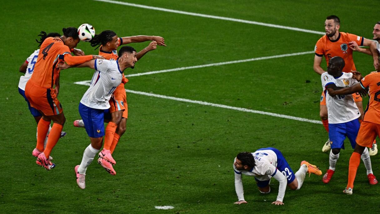Pays-Bas Vs France, match de la 2e journée de la phase de poules de l'Euro 2024 disputé le 21 juin 2024.