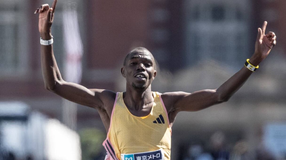 Benson Kipruto, vainqueur du marathon de Tokyo 2024