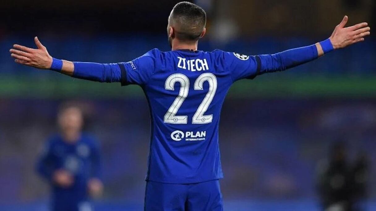 Hakim Ziyech avec Chelsea.