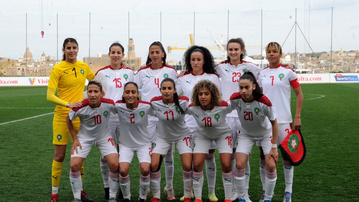 Le onze des Lionnes de l'Atlas.