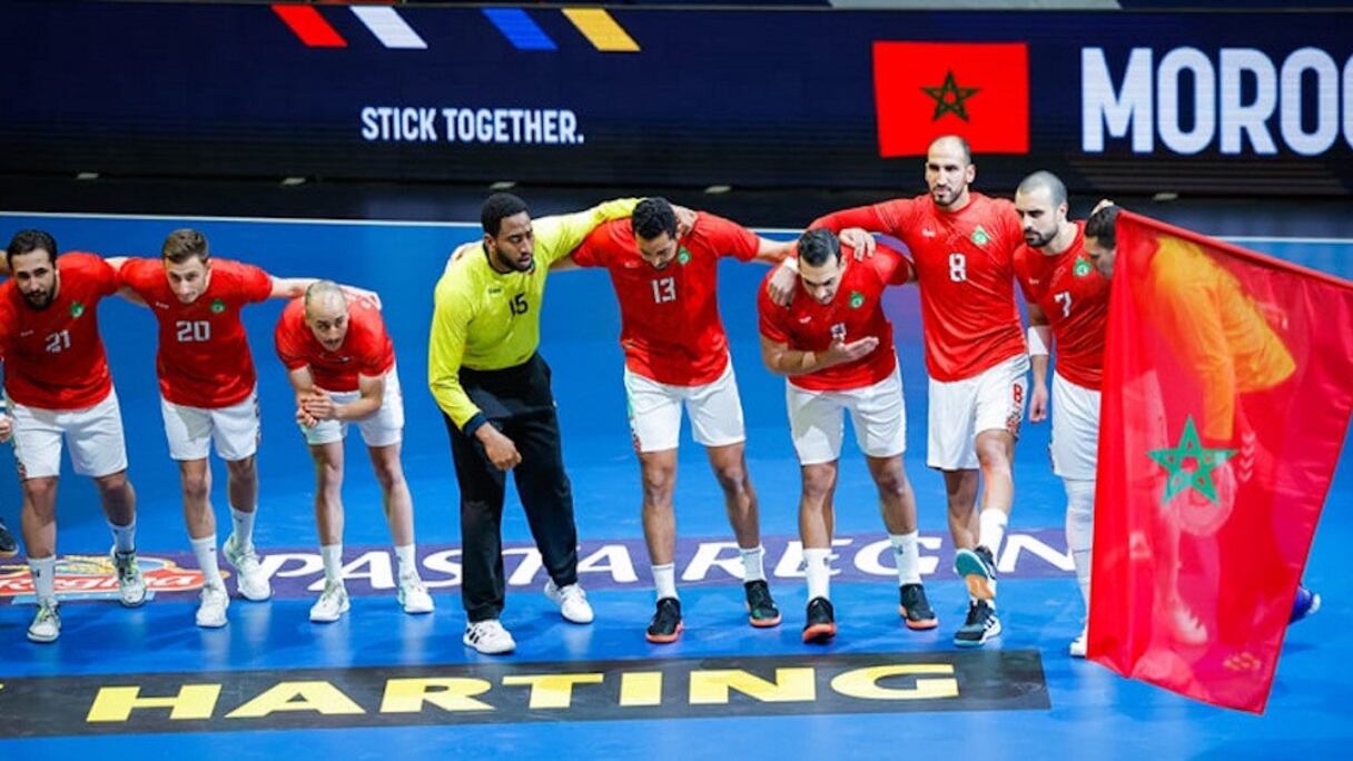Lions de l’Atlas de handball au Mondial 2023.