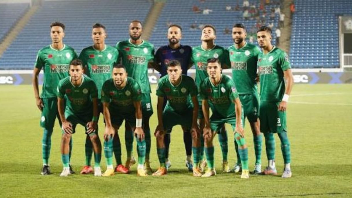 Le onze de départ du Raja de Casablanca face Koweït SC, en Coupe arabe des clubs champions, le 31 juillet 2023.