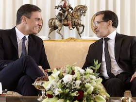 Le président du gouvernement espagnol, Pedro Sanchez, et le chef du gouvernement marocain, Saâdeddine El Othmani