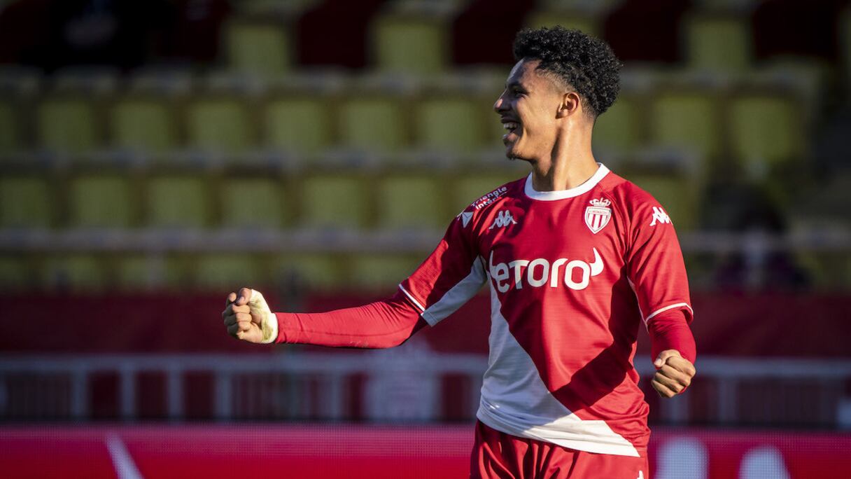 Sofiane Diop sous les couleurs de l'AS Monaco.