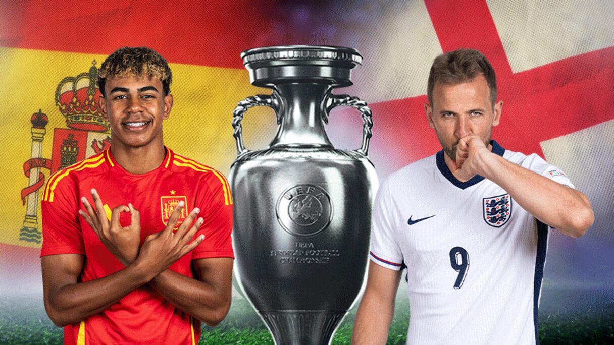 Lamine Yamal et Harry Kane.