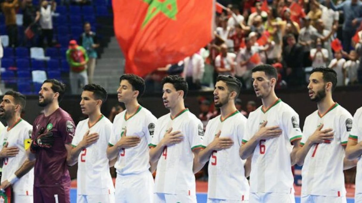 Les Lions de l'Atlas de futsal.