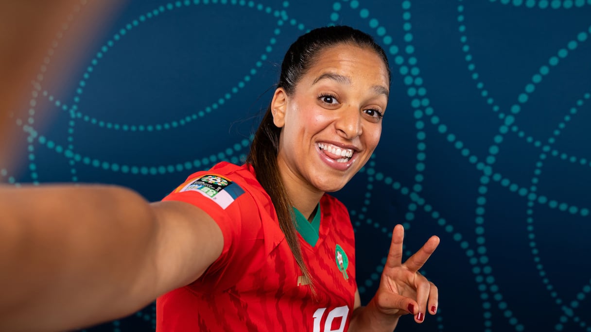 Sakina Ouzraoui, joueuse de l'Équipe nationale féminine