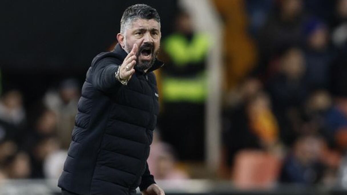 Genarro Gattuso, entraineur de l'Olympique de Marseille.