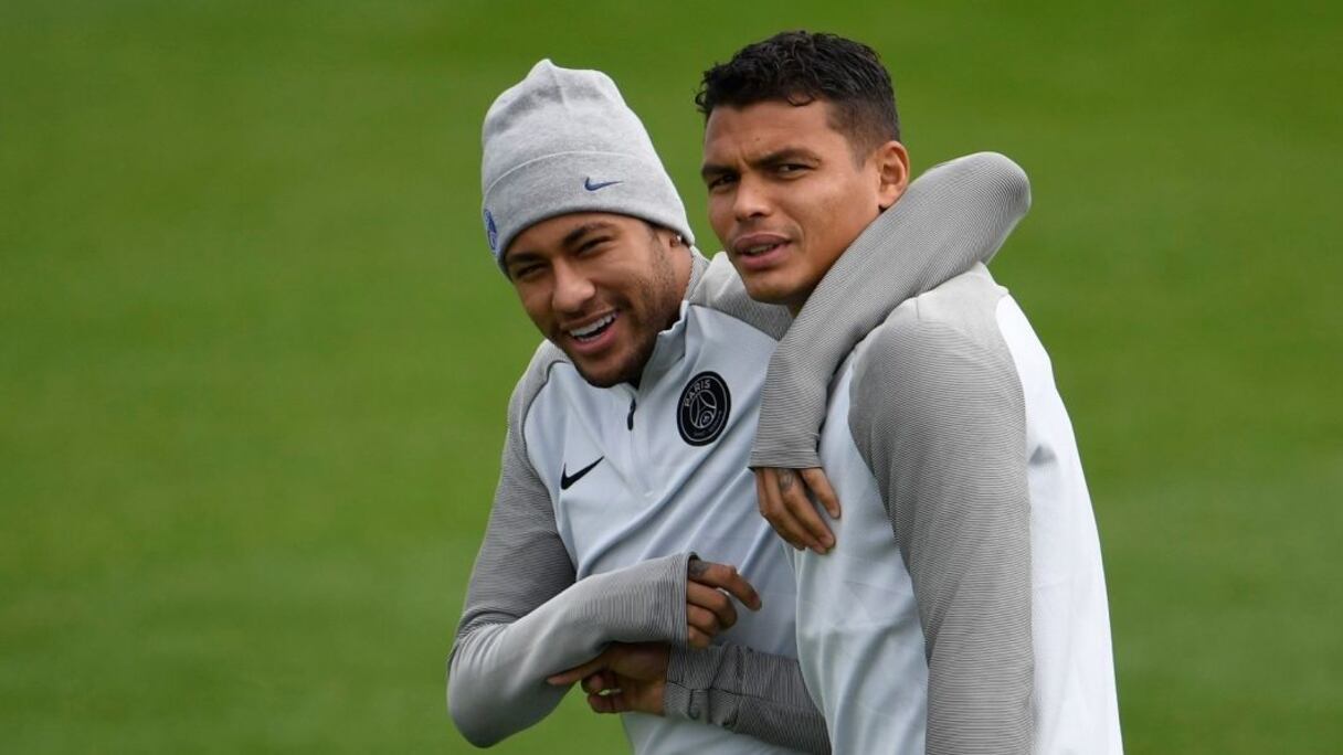 Thiago Silva et Neymar