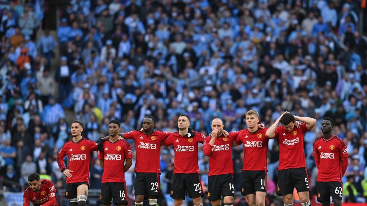 Les joueurs de Man United vainqueurs de Coventry, ce samedi 21 avril, en Coupe d'Angleterre