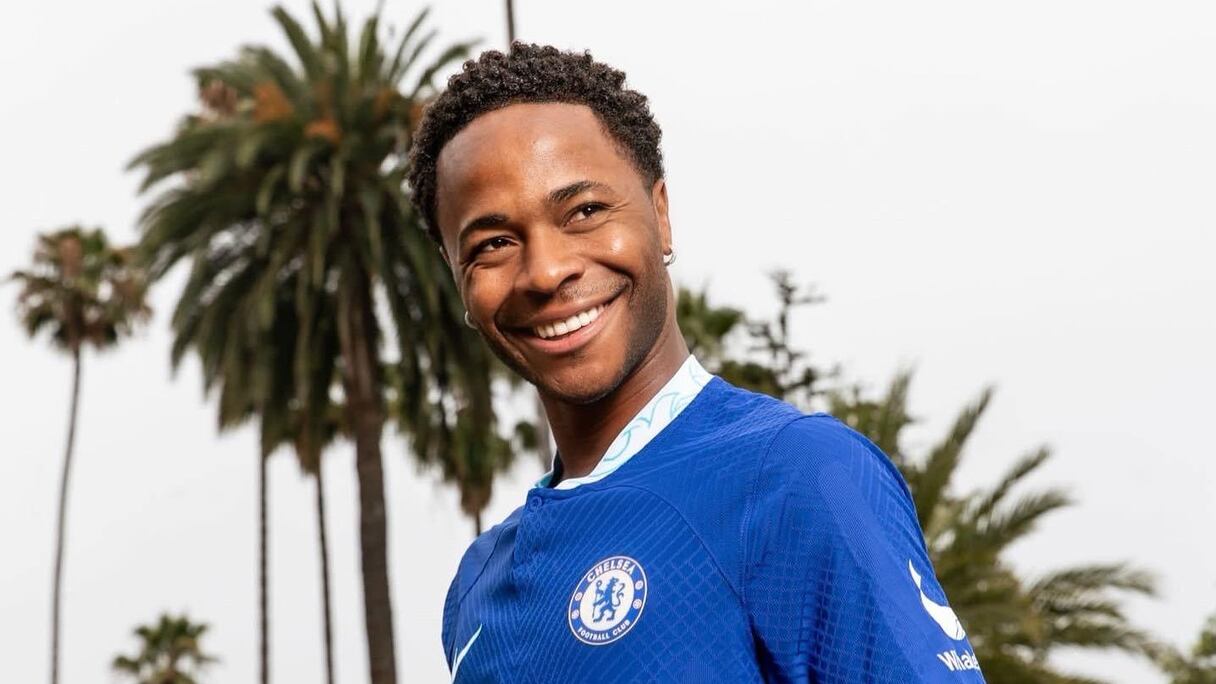 Raheem Sterling, joueur de Chelsea.