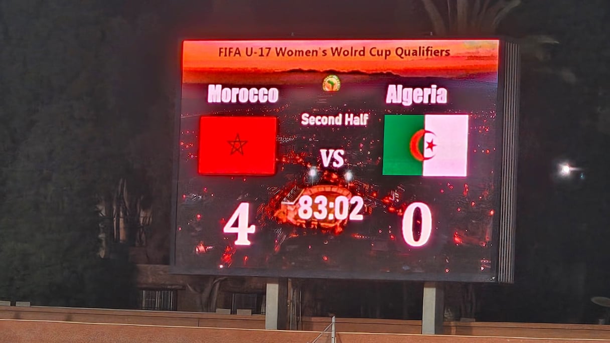 Résultat du match Maroc-Algérie U17, disputé le 10 mai 2024 à Berkane.
