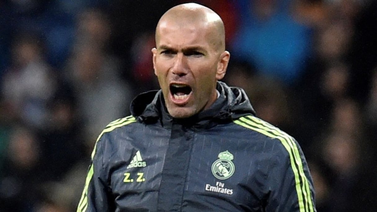 Zinedine Zidane, entraîneur du Real Madrid.