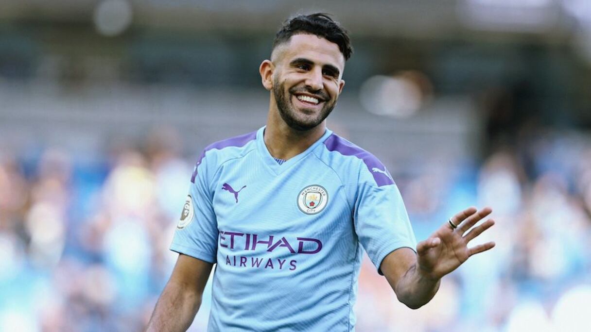 Riyad Mahrez, attaquant algérien de Manchester City.