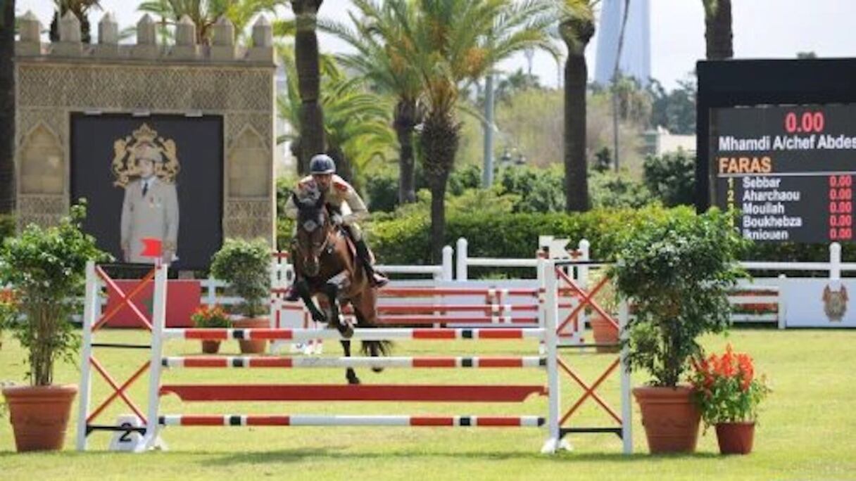 Image d’un concours de saut d’obstacles.