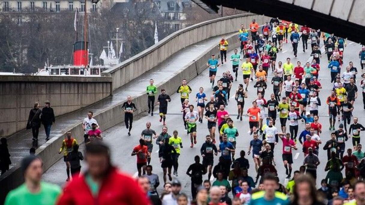 Les athlètes du dernier marathon de Paris, le 14 avril 2019.