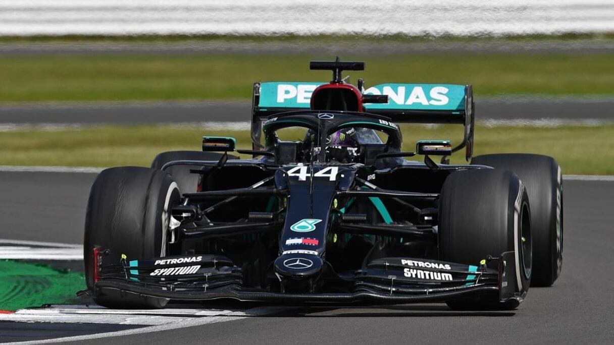 Lewis Hamilton, vainqueur du GP de Grande-Bretagne 2020.
