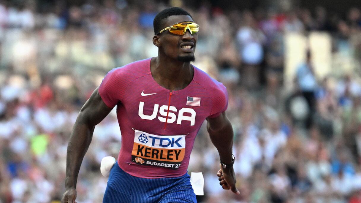 L'Américain Fred Kerley.