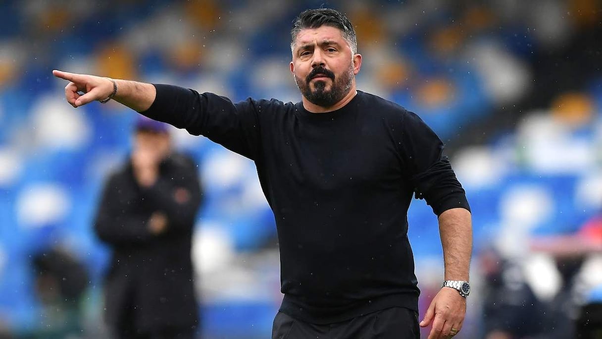 Gennaro Gattuso, entraineur de Naples.