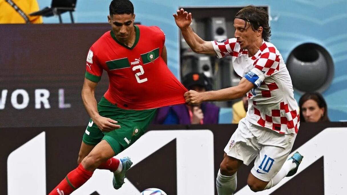 Achraf Hakimi et Luka Modrić se retrouveront pour un nouveau duel, samedi 17 décembre 2022.