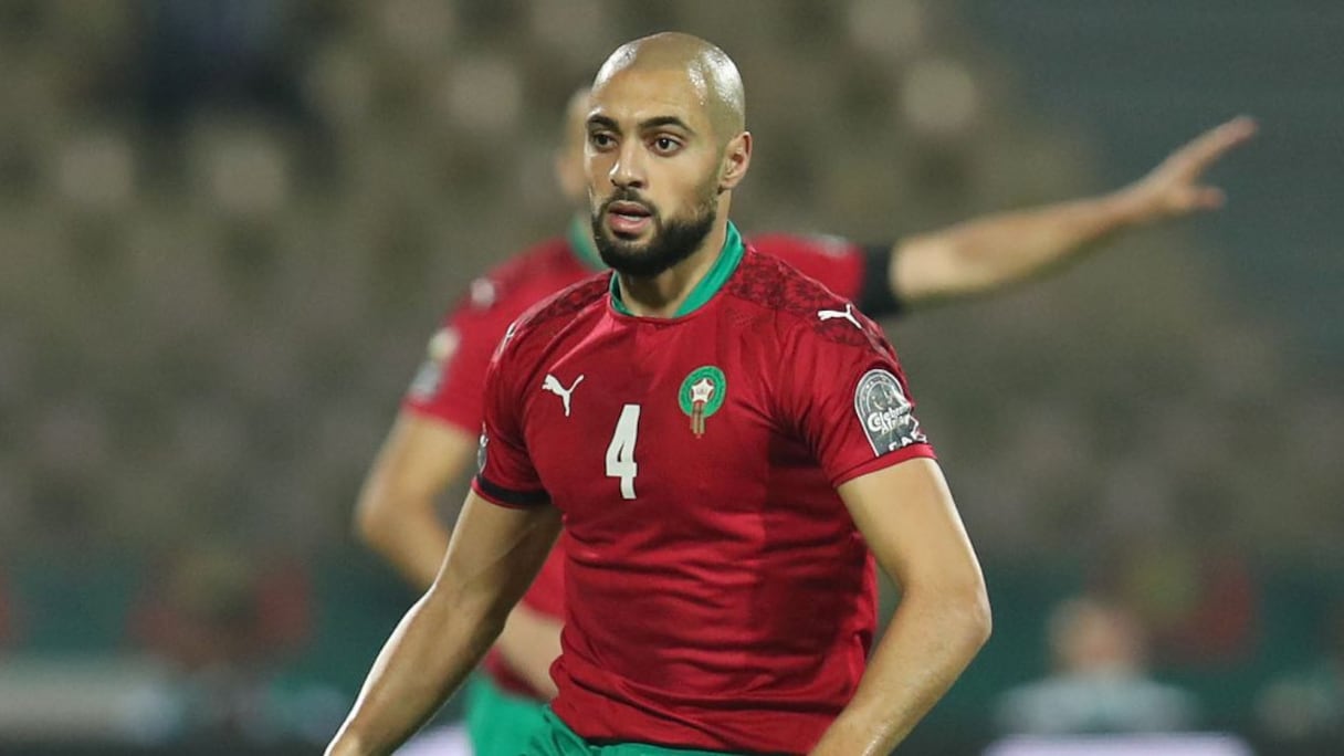 Sofyan Amrabat, international marocain de la Fiorentina.