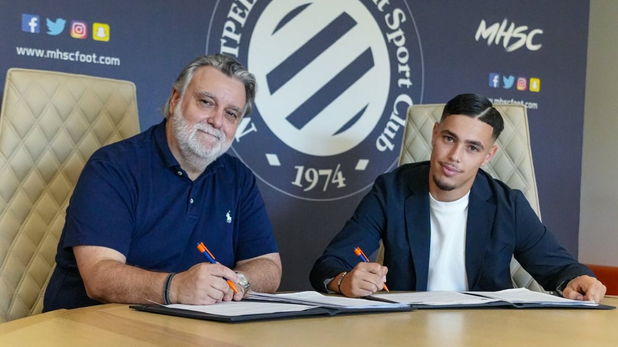 Le jeune milieu offensif marocain, Othmane Maamma a signé ce lundi 1er juillet son premier contrat pro avec MHSC.