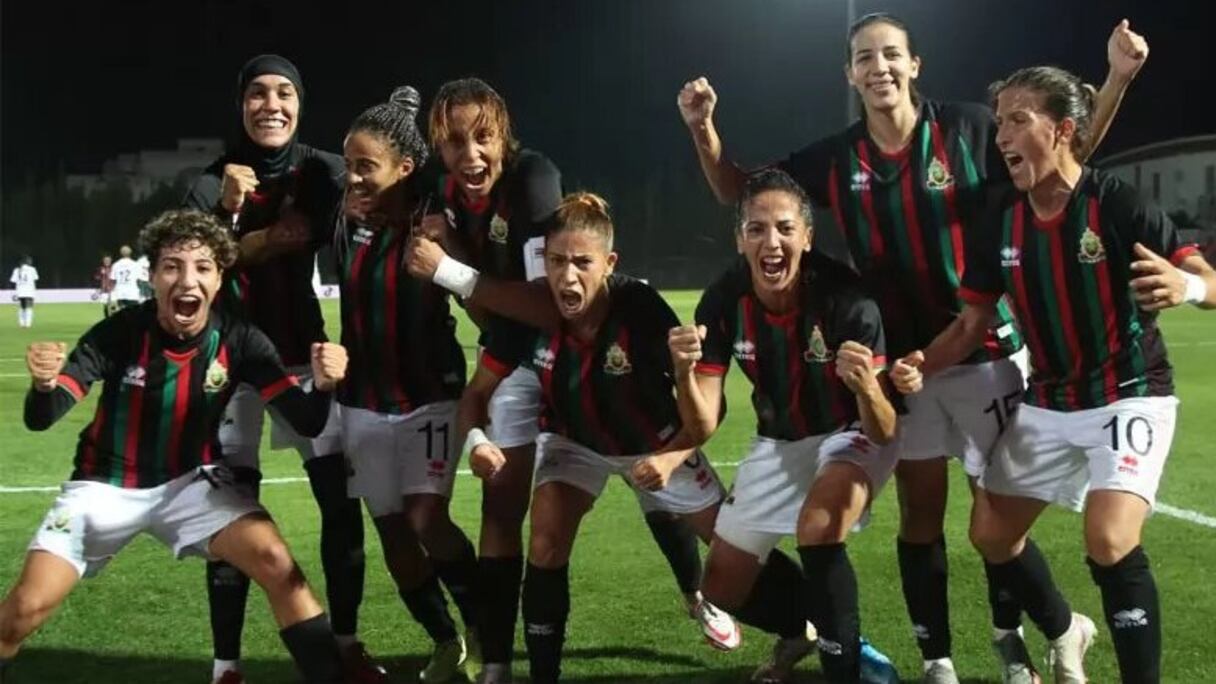 L'équipe féminine de l'AS FAR, proche de l'exploit en Ligue des champions 2022.