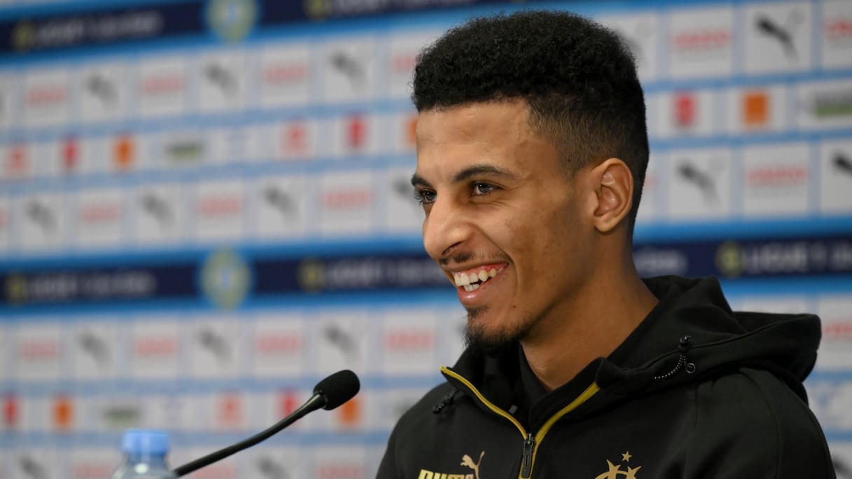 Azzedine Ounahi, joueur marocain de l'Olympique de Marseille.