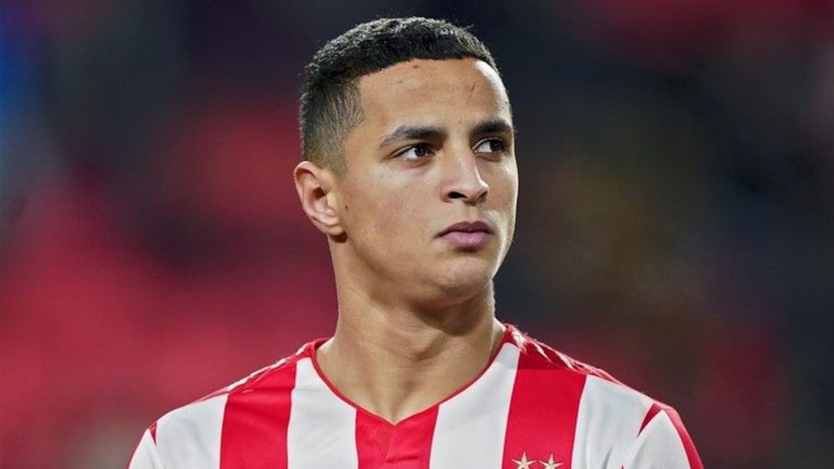 Mohamed Ihattaren, milieu offensif du PSV Eindhoven.