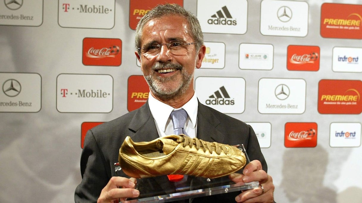 Gerd Müller, légendaire attaquant allemand.